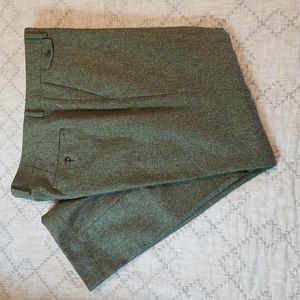 Bonobos Premium Wool Trousers Green Herringbone Tweed